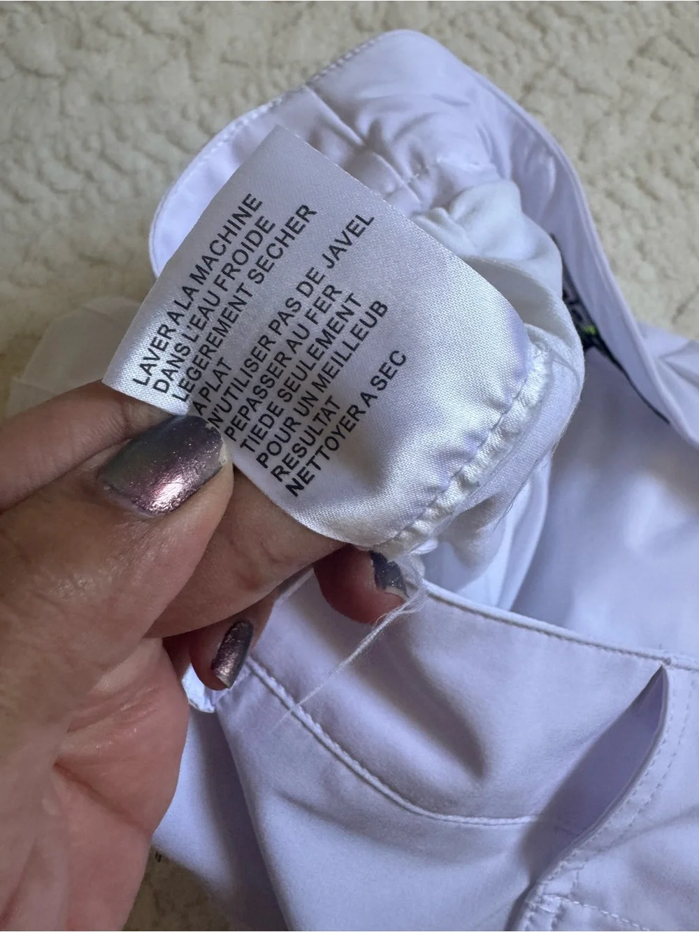 Jamie Sadock White Golf Skort Cargo Pockets Built In Shorts Size 6 - Picture 5 of 9
